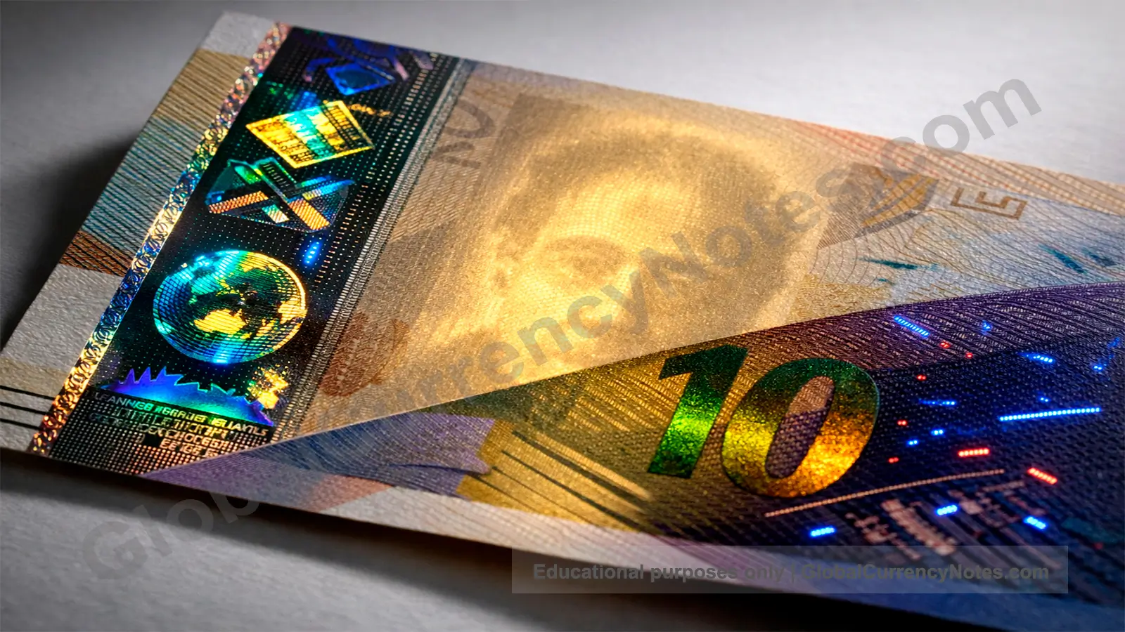 Security features and production process of largest banknotes